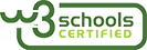w3school certificate