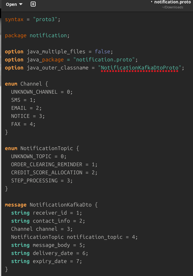 schema registry کافکا